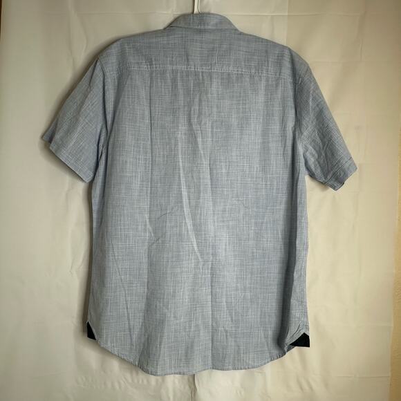 Thread & Cloth 100% Cotton Men's Button Down Casual Blue Shirt Size XL - Picture 9 of 10